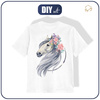 KINDER T-SHIRT - PFERD m. 2 - Single Jersey (116/122)