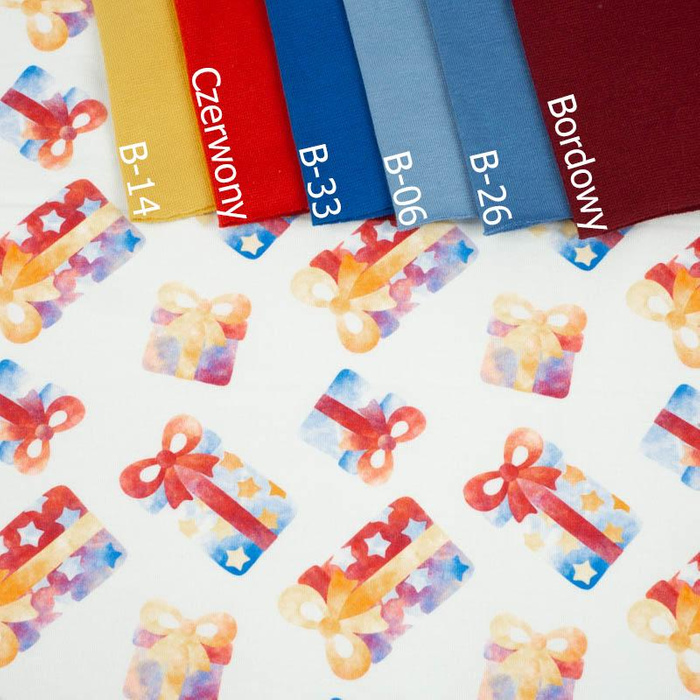 50cm Christmas presents (CHRISTMAS REINDEERS) - organic looped knit fabric