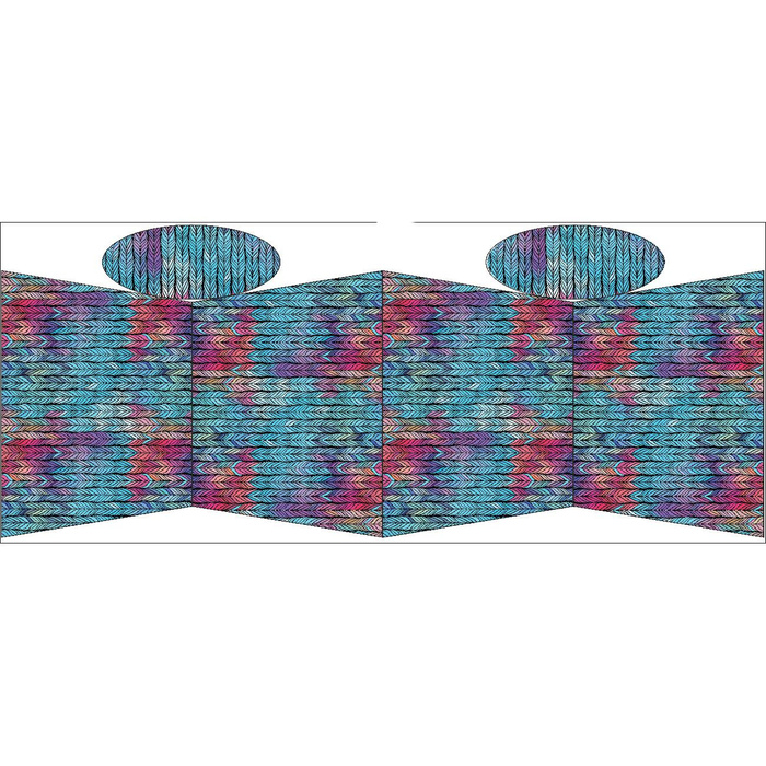 SHOPPER - ZOPF / regenbogen - Nähset