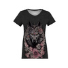 DAMEN T-SHIRT - FANTASY WOLF - Nähset S
