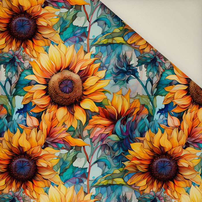 Sunflowers wz. 5 - Welur tapicerski