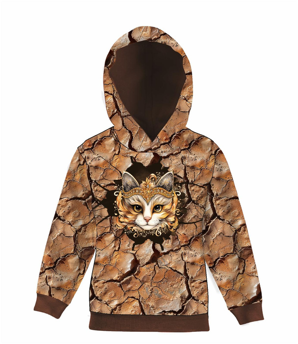 ANIMALS CRACKED wz.4 - looped knit fabric