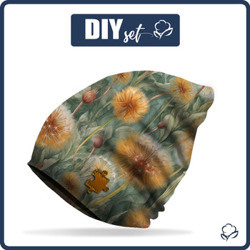 Czapka "Smerfetka" - WATERCOLOR DANDELION WZ. 3 54-56