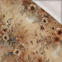 PASTEL FLOWERS WZ. 25 - dzianina drapana z elastanem ITY