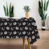 SPOOKY GHOSTS / BLACK (SCARY HALLOWEEN) - light brushed knitwear