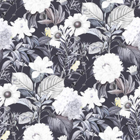 LUXE BLOSSOM pat. 4 - Cotton woven fabric