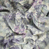 PURPLE FLORAL - Cotton muslin