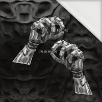 ROBOT WZ. 14 - panel (75cm x 80cm) brushed knitwear with elastane ITY