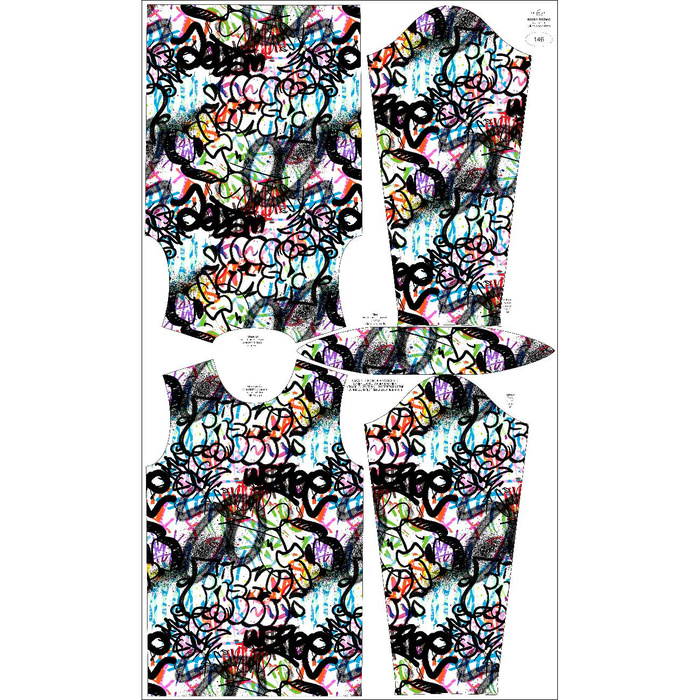 THERMO KINDER BLUSE (BILLIE) - STREET ART Ms. 4 - Nähset