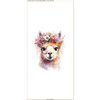 PILLOW 45X45 - WATERCOLOR LAMA - Panama 220g - sewing set