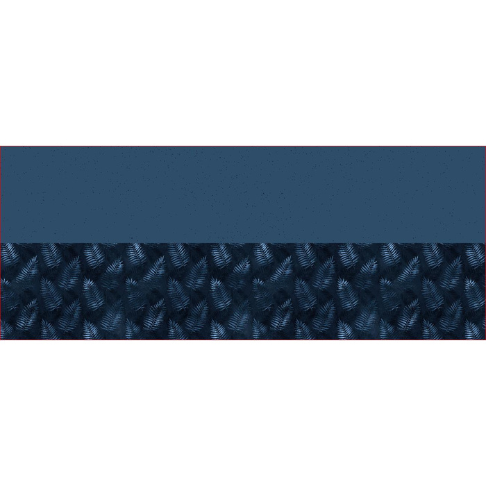 BUTTON SCARF - BLUE LEAVES PAT. 2 - sewing set