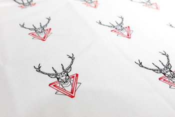 DEERS / white - looped knit PE240