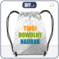 TURNBEUTEL - MIT EIGENEM AUFDRUCK - Nähset