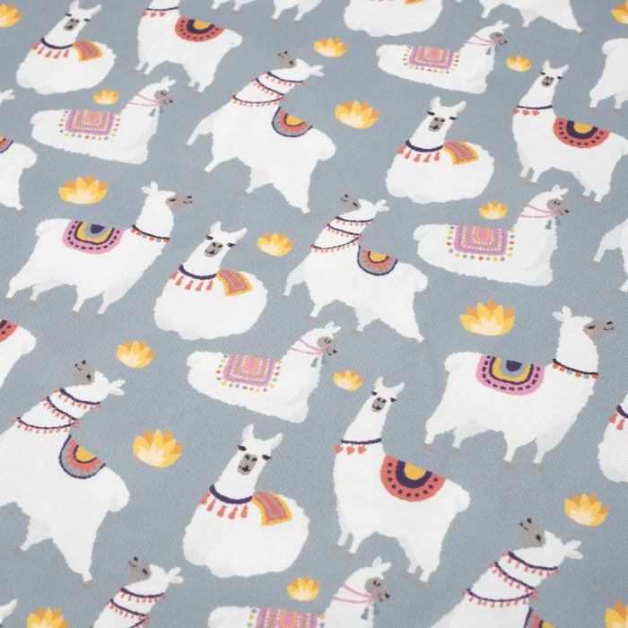 LAMA / grey - Waterproof woven fabric