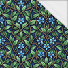 Stained Garden wz.1 (FLOWERS) - single jersey with elastane ITY