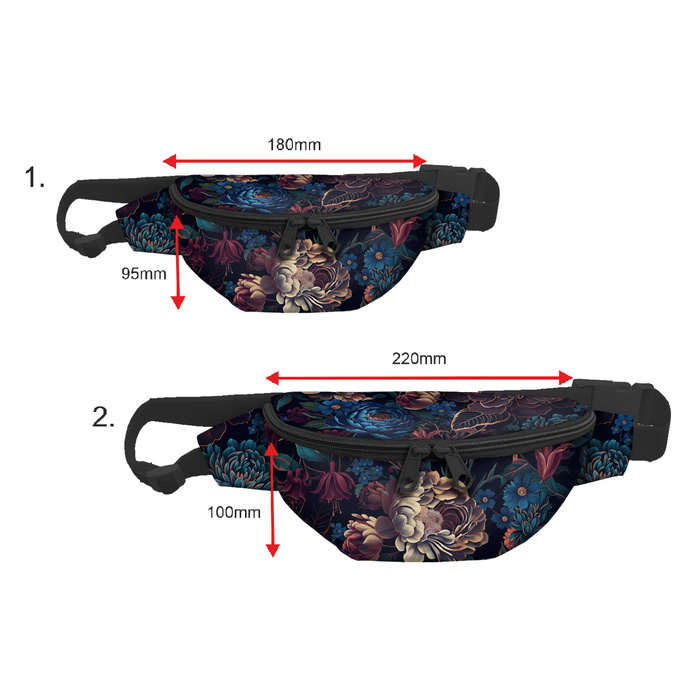 HIP BAG - FLOWERS wz.63 - Choice of sizes