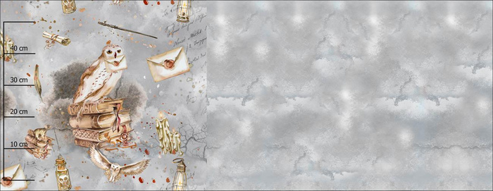 OWL PAT. 3 (MAGIC) - PANEL (60cm x 155cm) SINGLE JERSEY