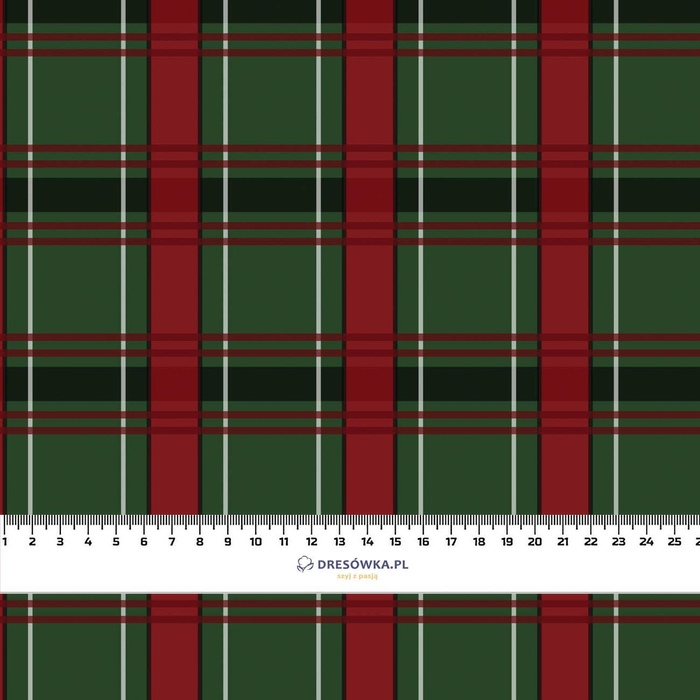 CHECK PAT.5 / green- Upholstery velour 