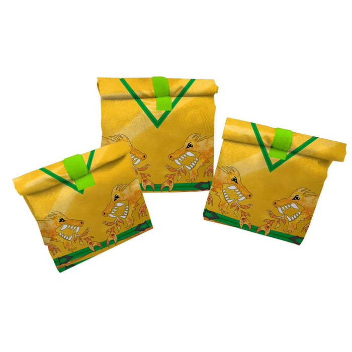 LUNCH BAG - GOLDEN NINJA / choice of sizes