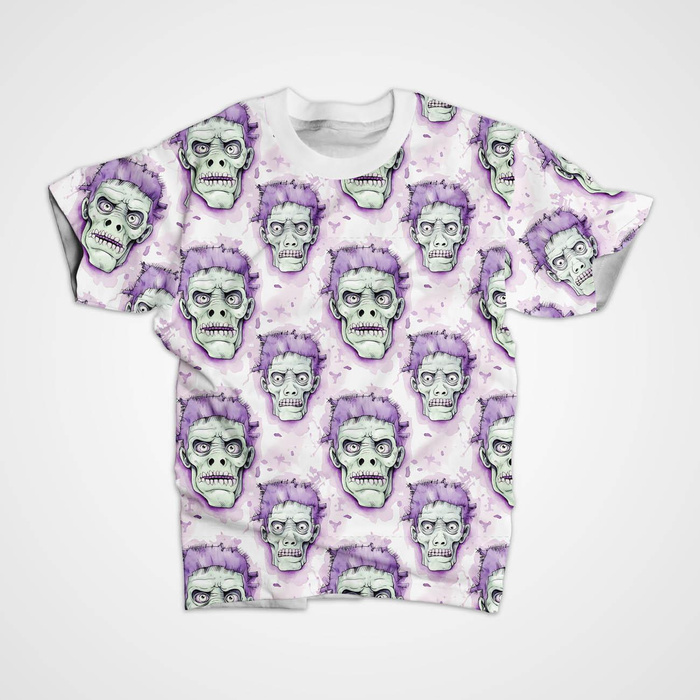 PASTEL FRANKENSTEIN - Waterproof woven fabric