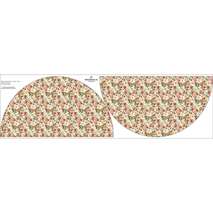 TUTTI FRUTTI VZ.8- panel pro kruhovou sukni