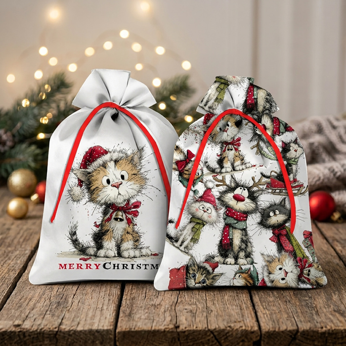Gift pouches - CHRISTMAS WZ. 4 - sewing set - BIG