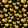 Black & Gold Glamour wz.5 - Nylon fabric PUMI