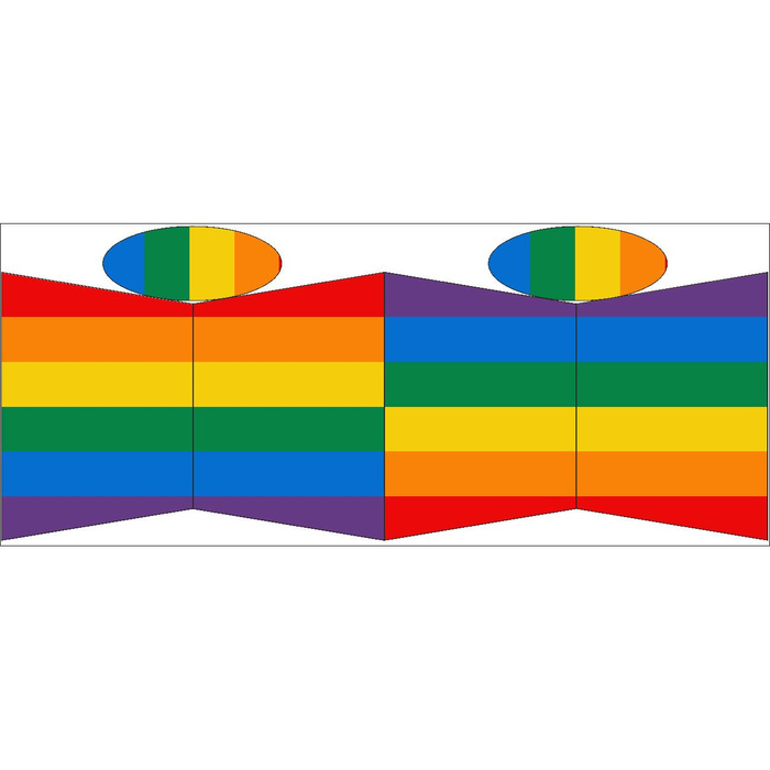 SHOPPER - Regenbogenstreifen - Nähset