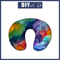 POLŠTÁŘ NA KRK - DUHOVÉ MRAKY - sada šiti