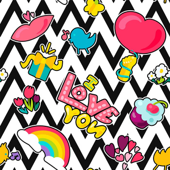 BUNTE STICKER MS. 3