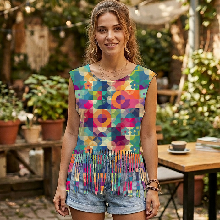 COLOR POP WZ.6 - Muślin bawełniany
