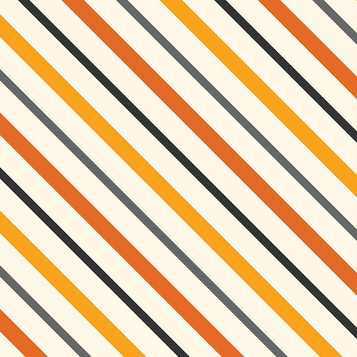 HALLOWEEN STRIPES - Cotton woven fabric