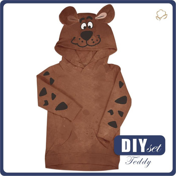 DĚTSKÁ MIKINA S KAPUCÍ (PARIS) - DETECTIVE - Sada šití