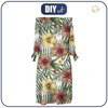 KLEID "CARMEN" - HIBISKUS - Krepp M