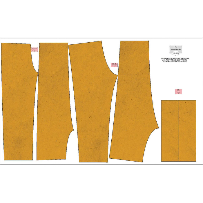 CHILDREN'S SOFTSHELL TROUSERS (YETI) - STAY WILD - sewing set (110/116)