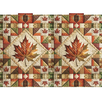 BATIK WZ. 1 - panel 71cm x 100cm/ 2szt. - Woven Fabric for tablecloths