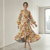 MAGNOLIA FLOWERS - Baumwoll Webware