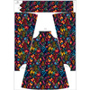 SUKIENKA "DALIA" MAXI (L-XL) - COLORFUL LEAVES wz. 2 - zestaw do uszycia 