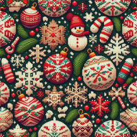 CHRISTMAS SWEATER wz.15 - dresówka pętelkowa