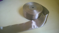 Satin Ribbon, width 38 mm LIGHT GREY