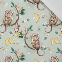 Banana Monkey - Cotton woven fabric