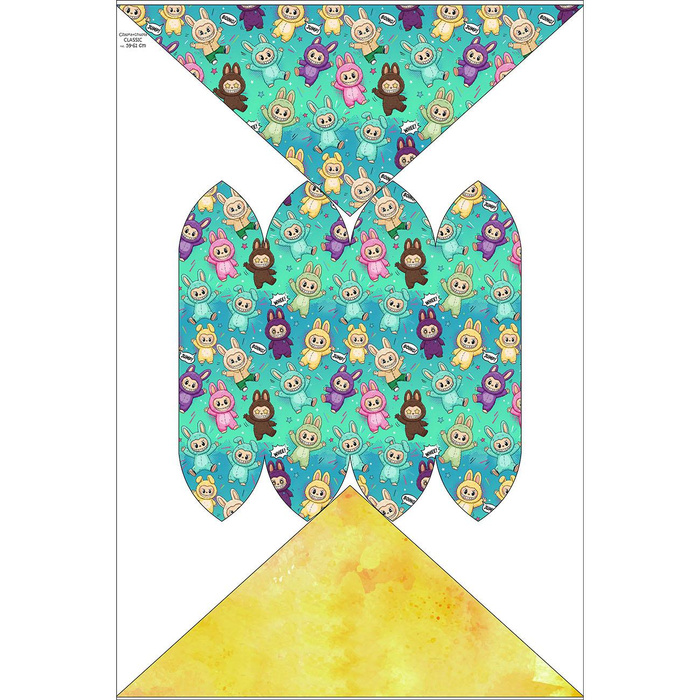 KINDER MÜTZE UND SCHAL (CLASSIC) - CREEPY CUTE WZ.3 - 59-61