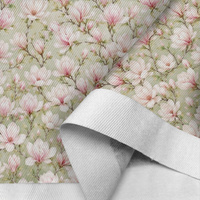 PASTEL FLOWERS WZ. 28 - Cotton drill