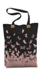 SHOPPER BAG - BUTTERFLIES MIX PAT. 5 (GLITTER BUTTERFLIES) - Waterproof woven fabric - sewing set