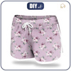 Women’s boardshorts - WATERCOLOR BOUQUET Pat. 5 S