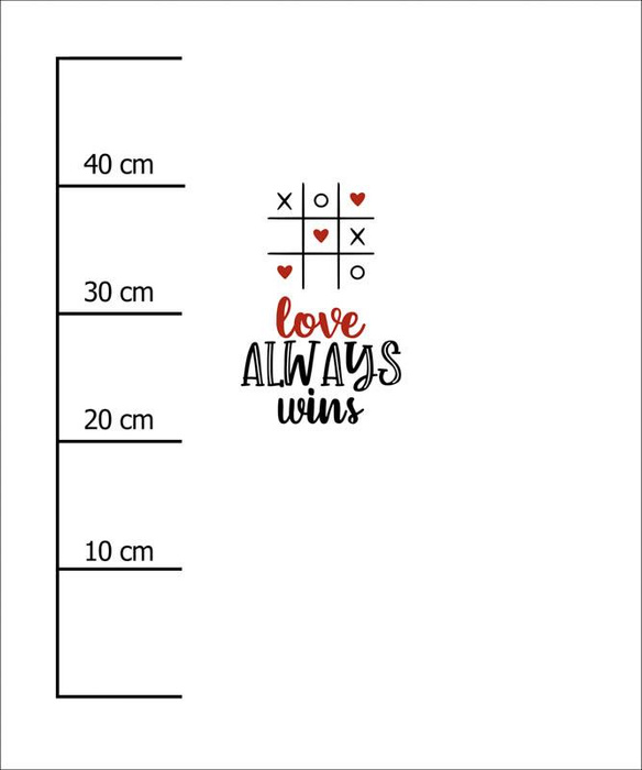 TIC TAC TOE (BE MY VALENTINE) - panel 50cm x 60cm
