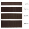 Webbing tape - BROWN / Choice of sizes