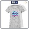 T-SHIRT DAMSKI - MADE IN THE 80S / beton - single jersey XXL