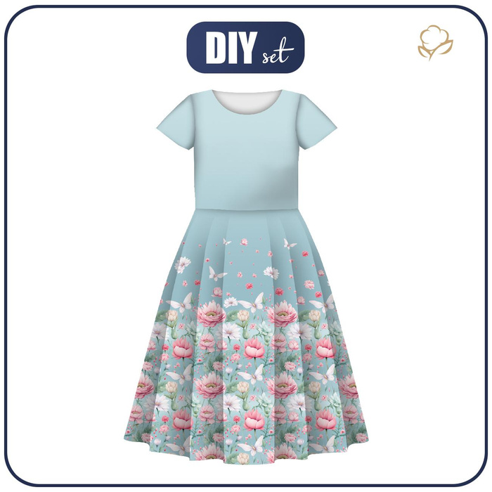 KID'S DRESS "MIA" (110/116) - FAIRY WORLD pat.11 - sewing set
