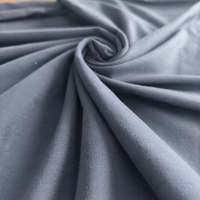 Jersey bambusowy z elastanem - STALOWY